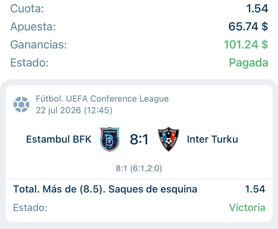 Resultado real de la comunidad Neptuno
